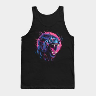 Synthwave Tiger Tank Top